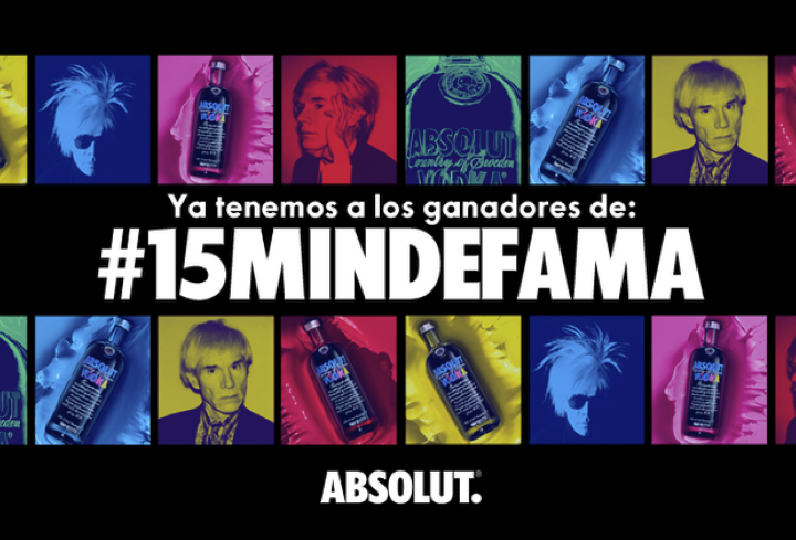 ABSOLUT presenta a los ganadores de #15MinDeFama